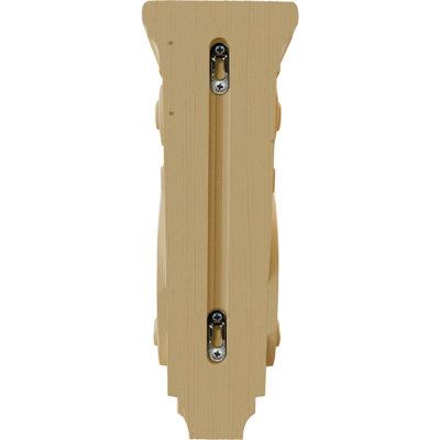 Corbeau en bois d'aulne traditionnel l 9 po x P 10 po x H 34 po (lot de 4)