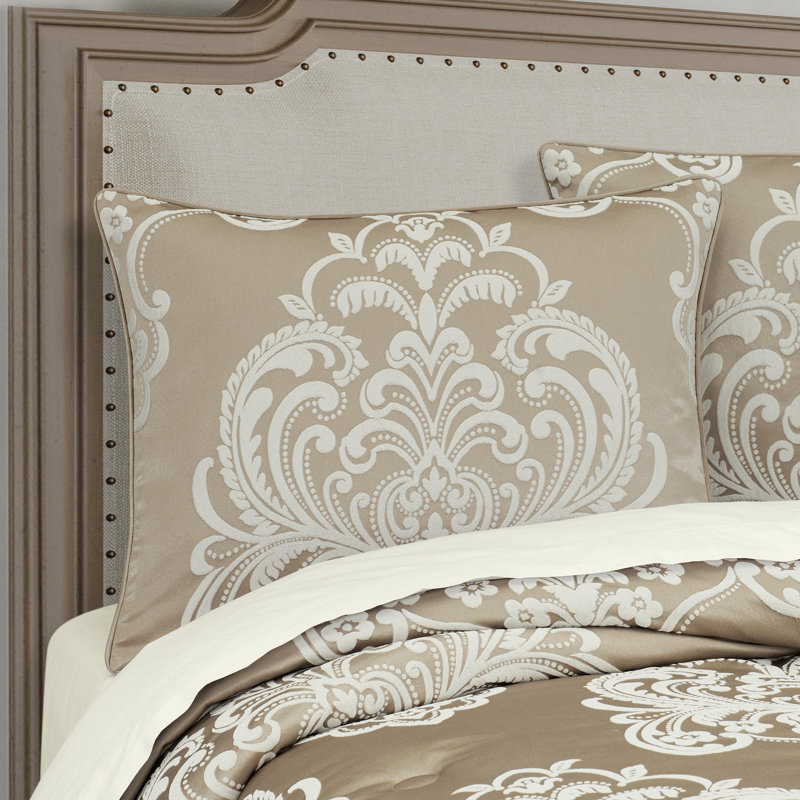 Potenza 3Pc. Ensemble d'édredon, Édredon pour très grand lit + 2 très grandes ta, Sable