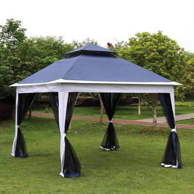 Pavillon de jardin en acier