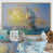 Toile naturelle avec cadre flottant
