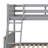 Bunk Bed With Trundle,Built-In Desk,Drawers And Shelf-1745857521