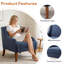  Chaise d'appoint rembourrée Halcott-648802662