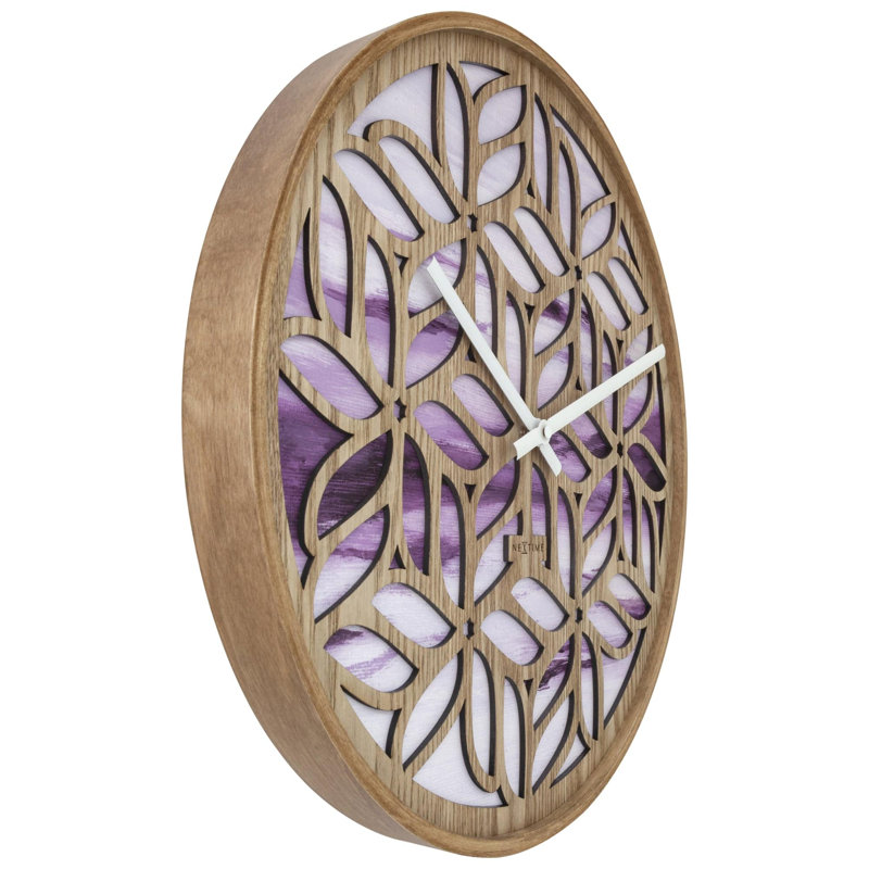 Peace & Calm Solid Wood Wall Clock