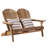 Chamberlan 50.75'' Wide Acacia Loveseat with Cushions-232111060