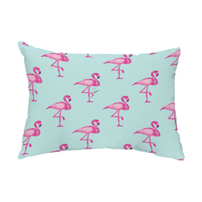Housse et insert de coussin d'extérieur Flamingo
