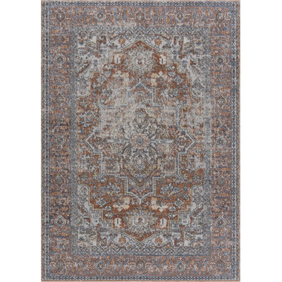 Tapis rouge foncé Alia