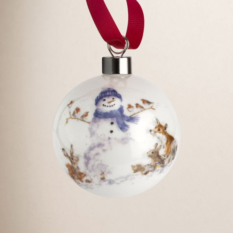 Wrendale Designs 5" Porcelain Bauble
