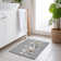 Machine Washable Indoor/Outdoor Christmas Presents Xhevrie Gray Rug
