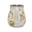 Vase rond en céramique avec motifs