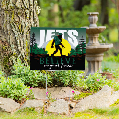 Enseigne de jardin New York Jets, Bigfoot