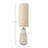 Ceramic Floor Lamp with Linen Shade