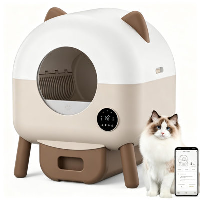 Plastic Self-Cleaning Litter Box