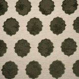 Claire - Medallion Cut Velvet Upholstery Fabric By The Yard