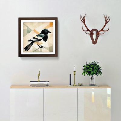 Magpie Bauhaus No.1 - Framed Print