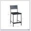 Tabouret de comptoir moderne TACOMA de 24 po avec structure en métal durable et finition en bois, parfait pour la cuisine et les bars.