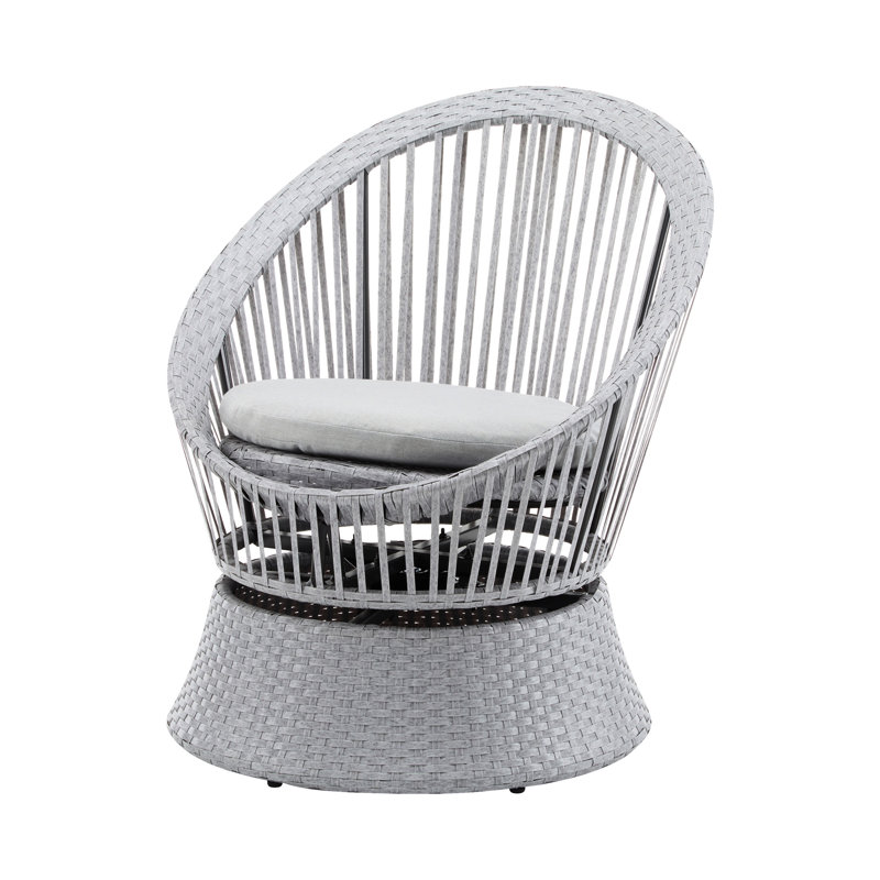 Fauteuil contemporain contemporain en fer et en polyéthylène Haut, pratique pour le rangement