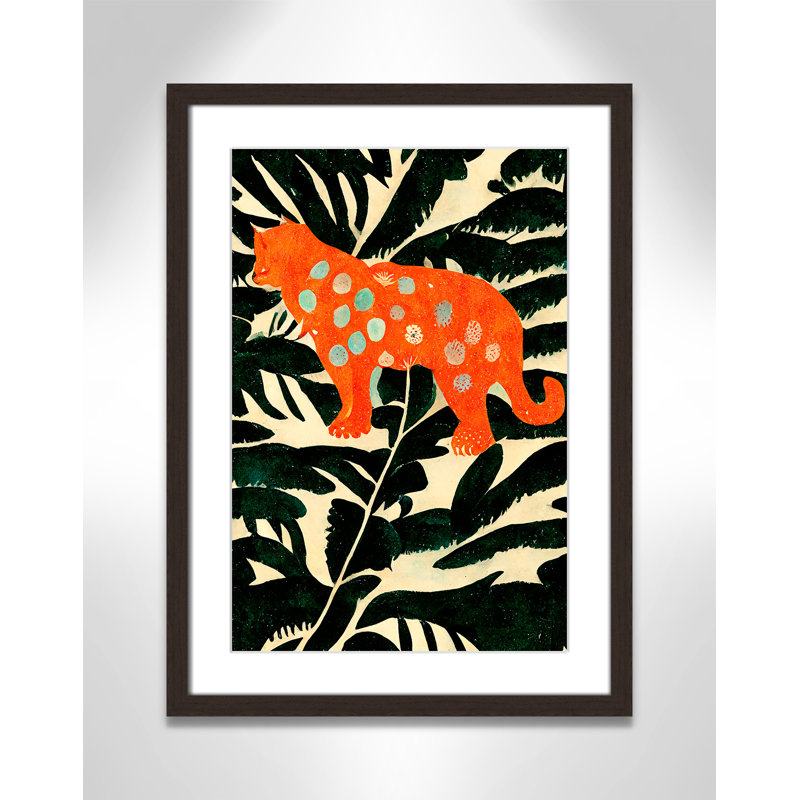 «Jungle» par Treechild, Noyer à grain ouvert, L 17 po x H 23 po, Imprimé mat