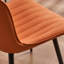 Chaises de salle à manger rembourrées en cuir Heitger-1223817699