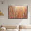«Amber Waves», reproduction d'art encadrée par Boho, art sur toile, cadre noir, 45 x 30-1238690714-1238690726