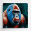 Art mural bleu faune-2097961554