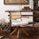 Fauteuil de bureau en cuir Bonneau