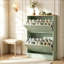 Rangement de chaussures moderne caché, armoire à chaussures d'entrée mince, armoire à chaussures élégante (seulement armoire à chaussures)-2033821879
