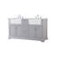 Ensemble de meuble-lavabo double 60 po Pardue-426896448