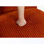 Canapé modulaire rembourré en L sans os avec repose-pieds et coussins-133675000
