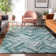 Premium Machine Washable Cerrito Teal Rug