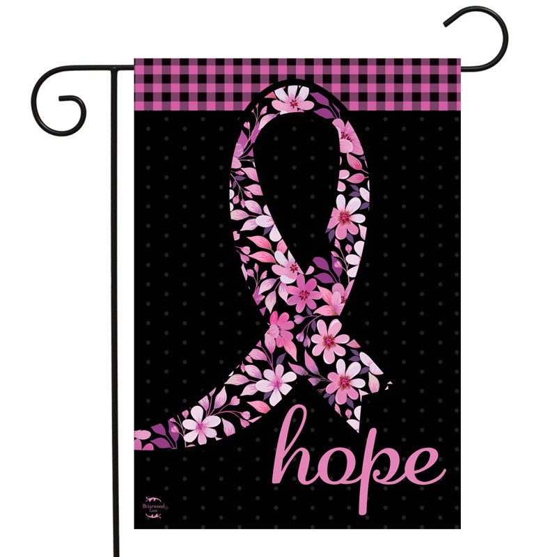 Drapeau de jardin Hope Ribbon
