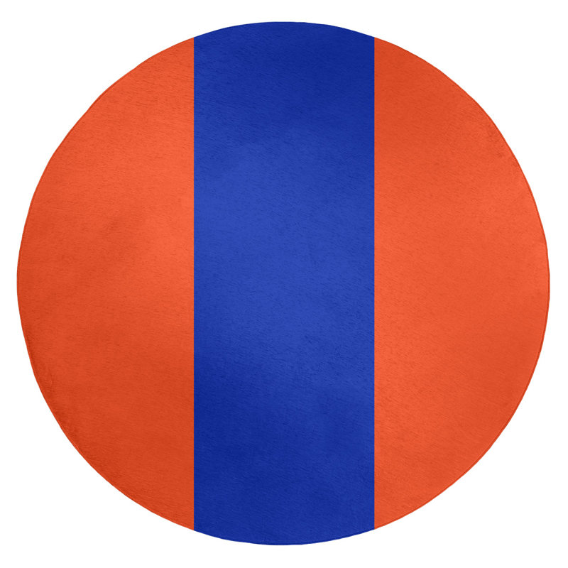 Chenille Indoor Rug, Round 5'