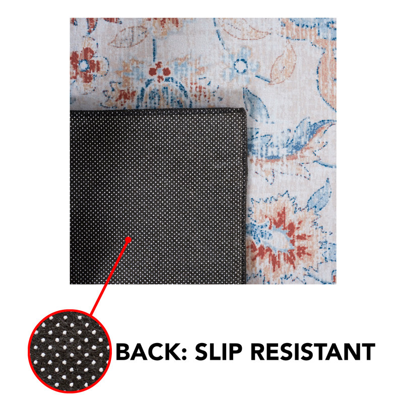 Tucson Performance Machine Washable Oriental Rug, Square 6'