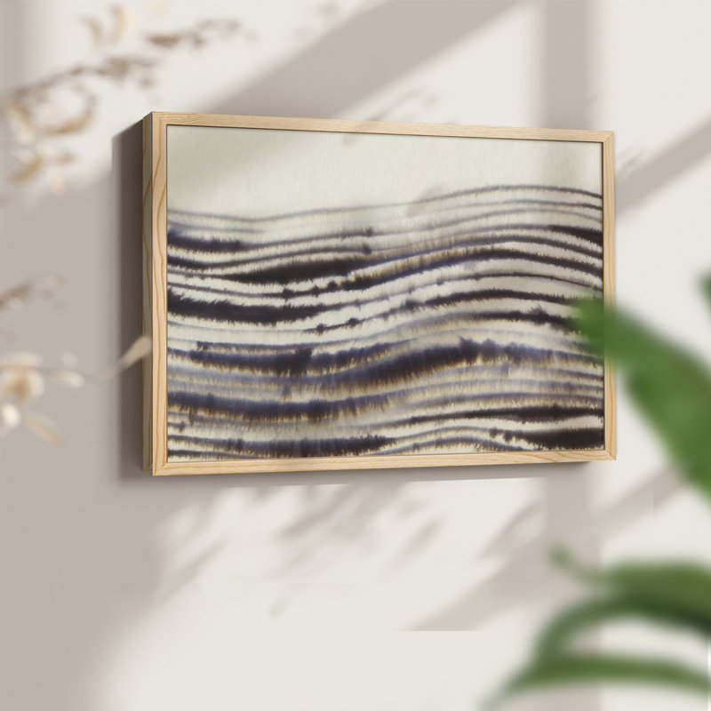 «Resounding Waves II», reproduction encadrée, H 11 po x l 14 po, Naturel