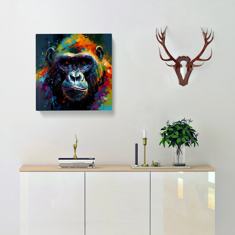 Gorilla Abstract Art - Print