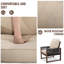 Ensemble de 3 chaises d'extérieur en bois 3 pièces avec coussins - 2 chaises de patio confortables et table d'appoint-1212660834