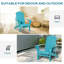 Chaise Adirondack d'extérieur Abilene, bois-1096682872