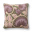 Folly Linen Fabric Hand Embroidered Throw Pillow-865006744