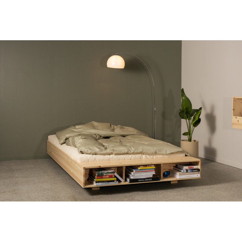 MERGE BED, FSC certified pine wood, Made in Europe, Scandinavian Design, choose your size, European Double (140 x 200 cm)