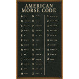 Morse Code Print
