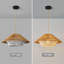 Lustre moderne en rotin 19,68 po-466338464