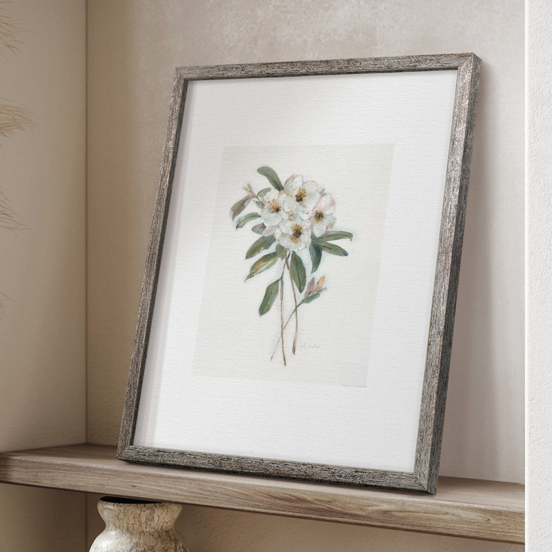 Mountain Laurel I, reproduction encadrée - bois massif 50790, H 21 po x l 17 po