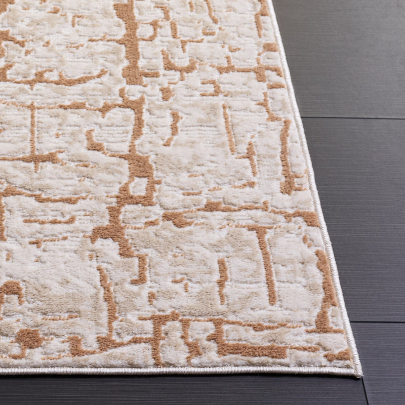 Tapis d'intérieur abstrait Madrid Performance, 9'-0" x 12'-0" Rectangle