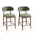 Upholstered Solid Wood Barstool Chair-848253280