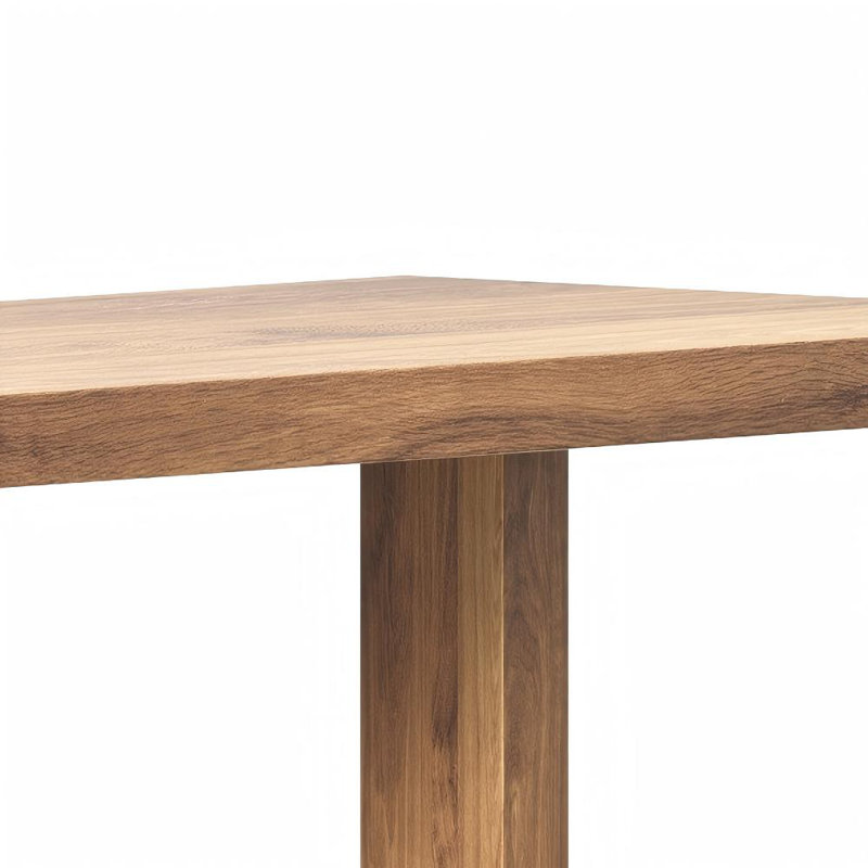 Banc en bois massif - Banc de cuisine avec dossier sans dossier, banc de bout de lit