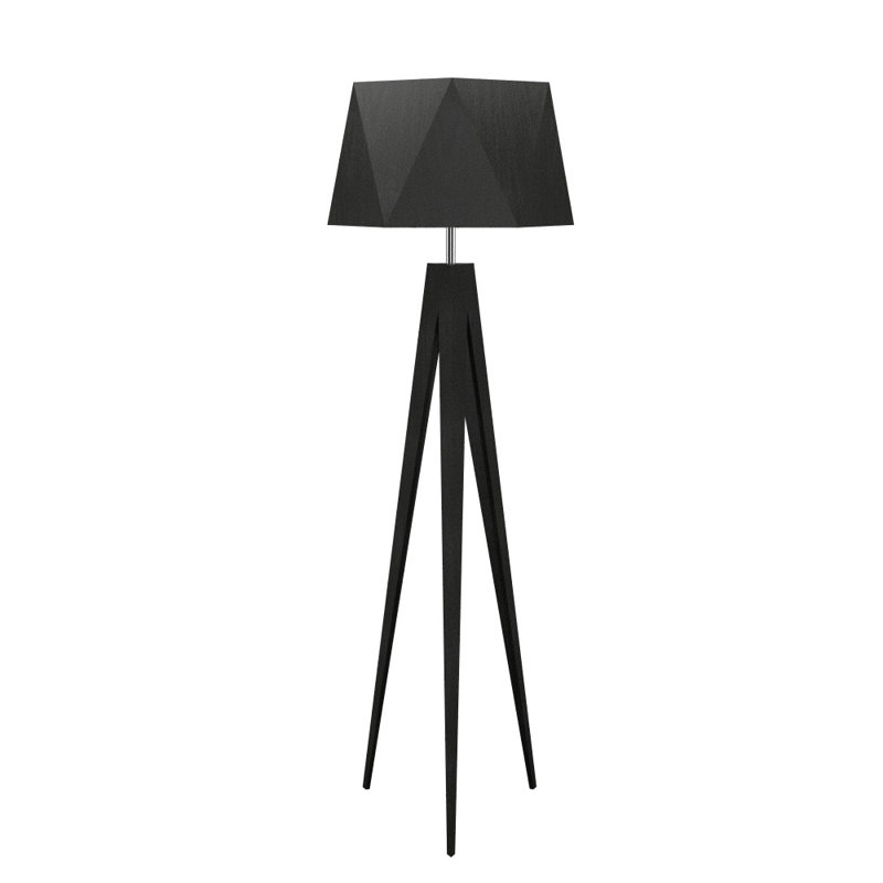 Facetada 64.74'' Tripod Floor Lamp, Charcoal