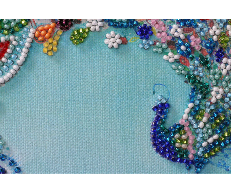 Kit de broderie Abris Art Mini Bead - queue colorée AM-187