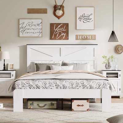 Tête de lit, tête de lit plateforme, silencieux, pas de sommier, grand rangement sous le lit
