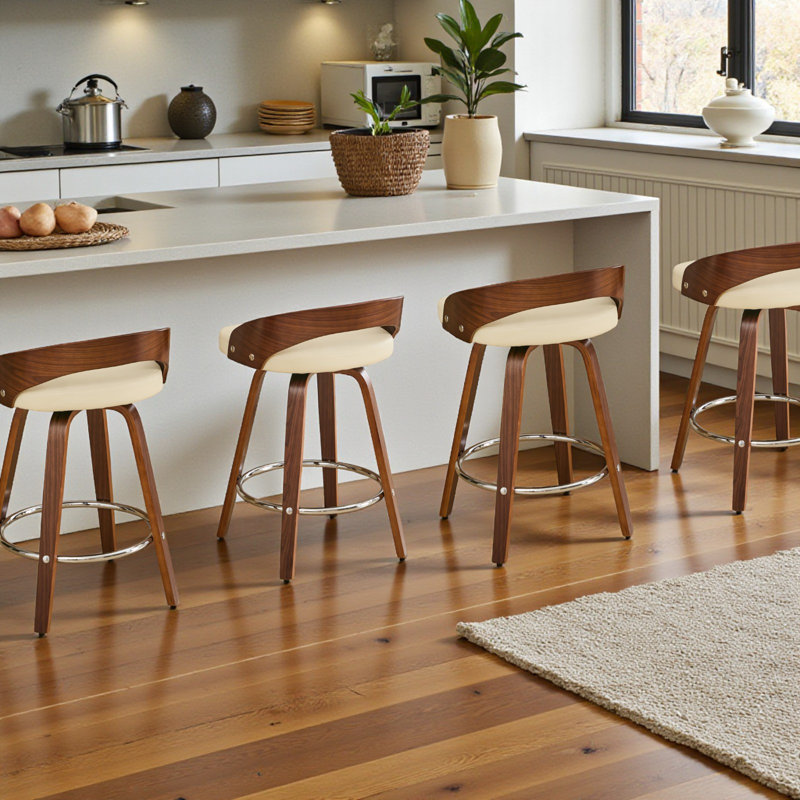 Tabouret de bar 25 po Mahtab, Beige
