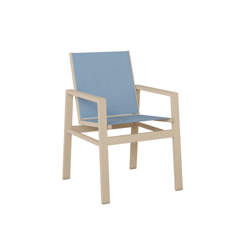 Chaise de salle à manger Ohlson Luna, Luna multicolore, Dupione près de la piscine