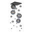 Abacus 10 - Light Cluster Globe LED Pendant-55646191-55646197